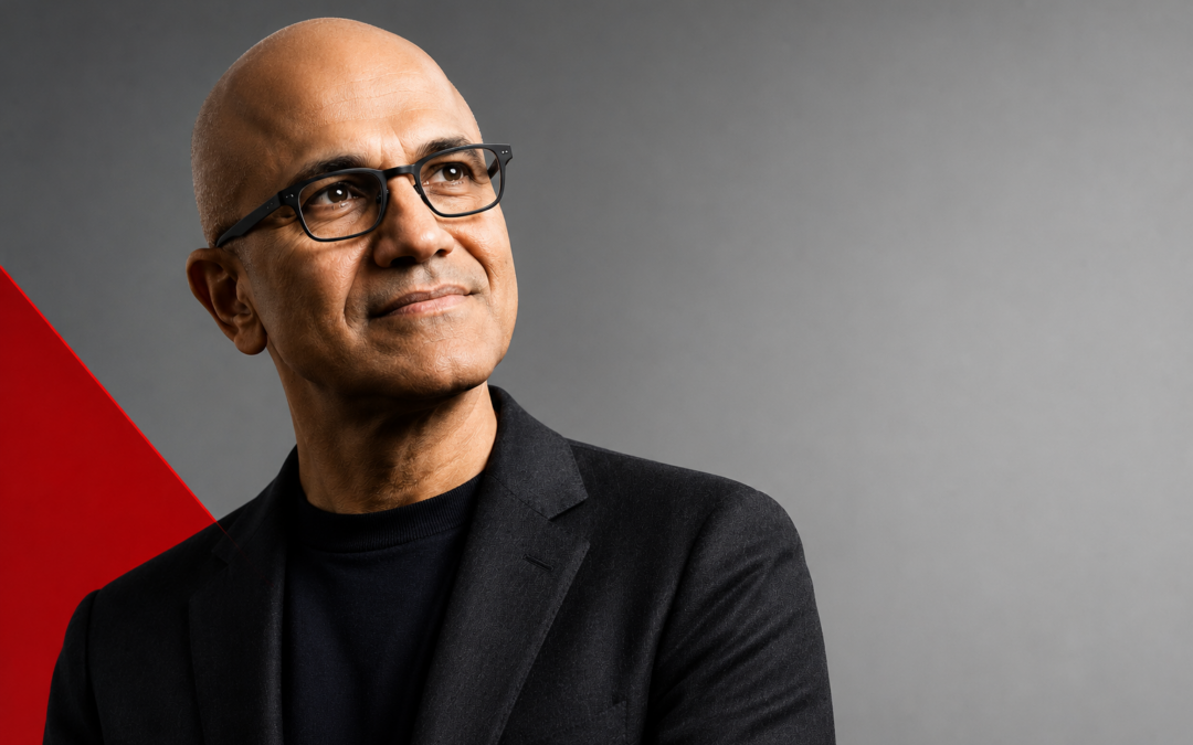 Satya Nadella illustrating leadership curiosity and continuous learning